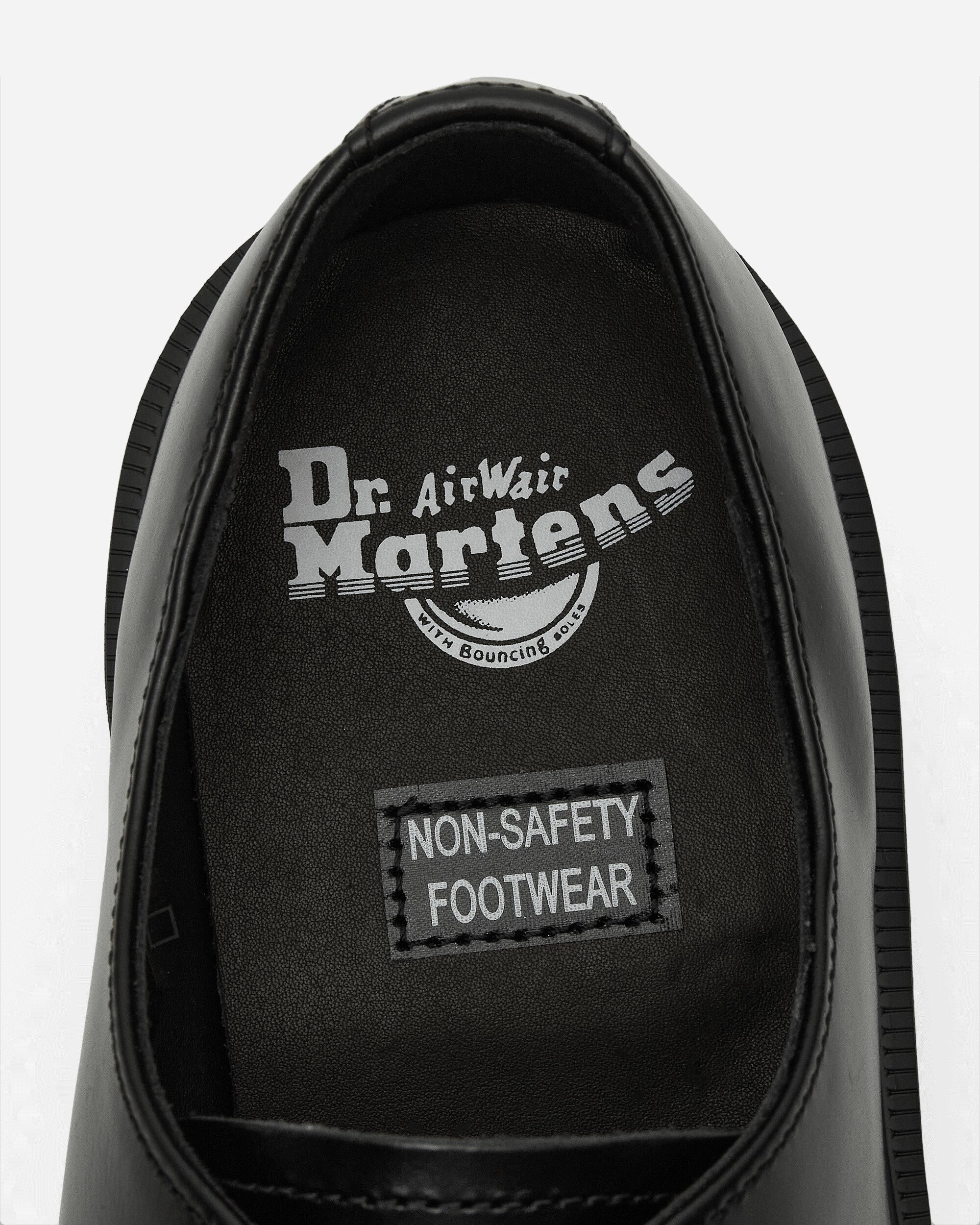 1461 Analine Leather Steel Toe Shoes Black