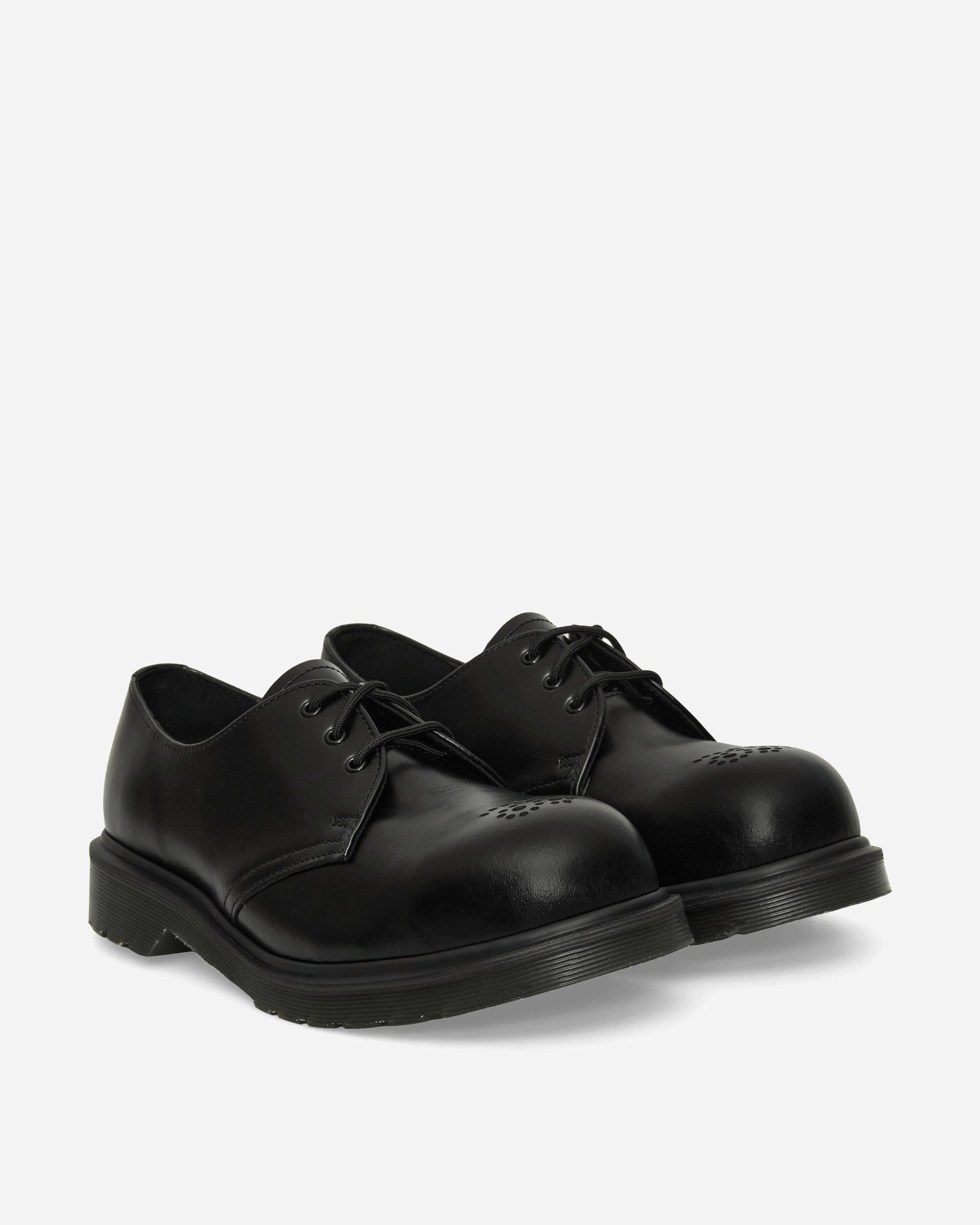 1461 Analine Leather Steel Toe Shoes Black