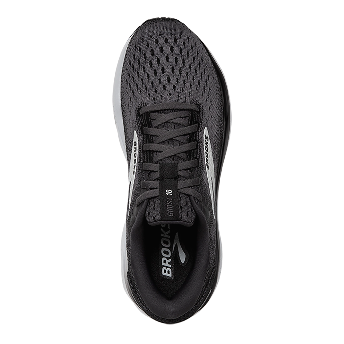 Brooks Ghost 16 - Black - Grey - White
