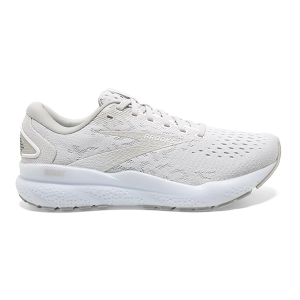 Brooks Ghost 16 - White - White - Grey