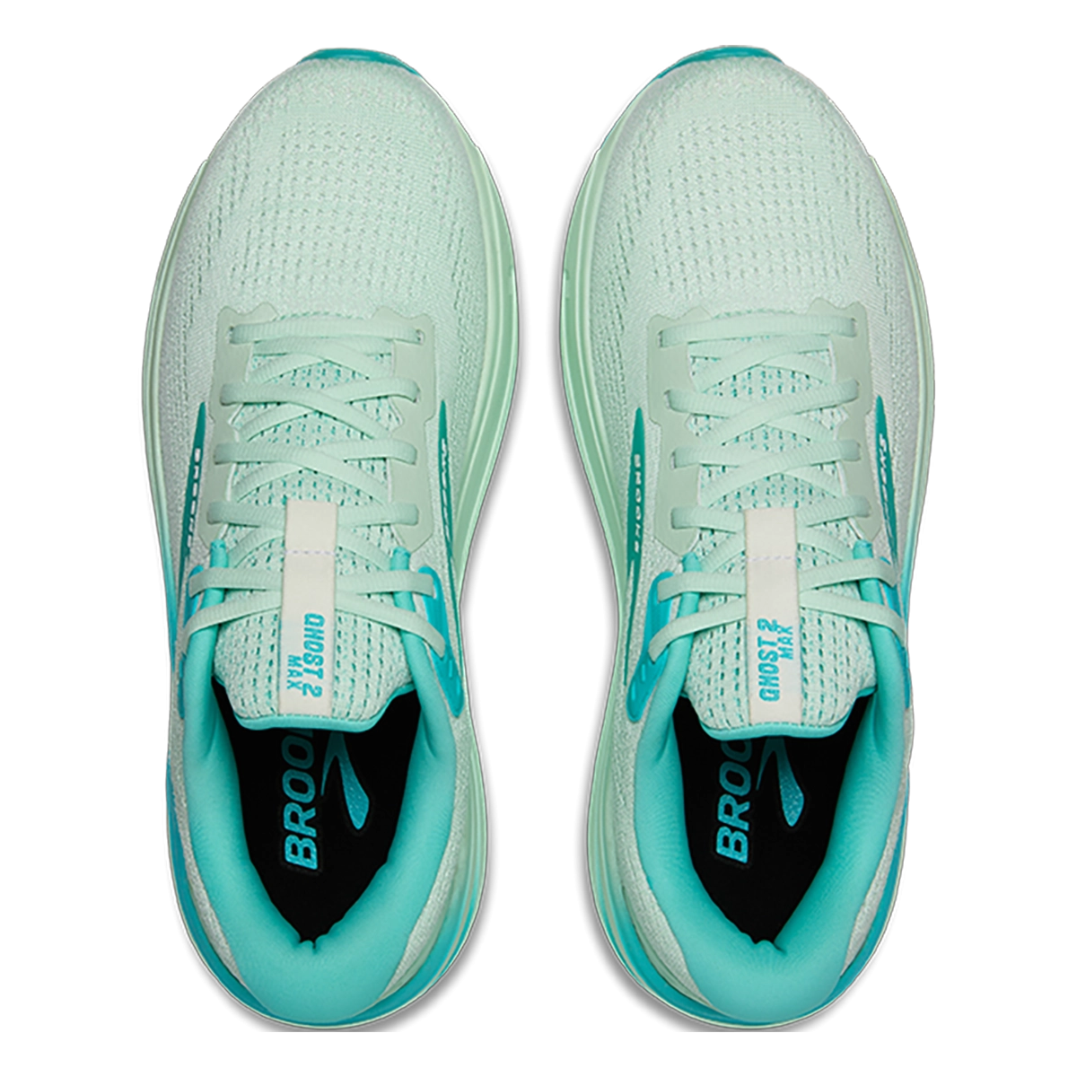 Brooks Ghost Max 2 - HoneyDew - Blue - White