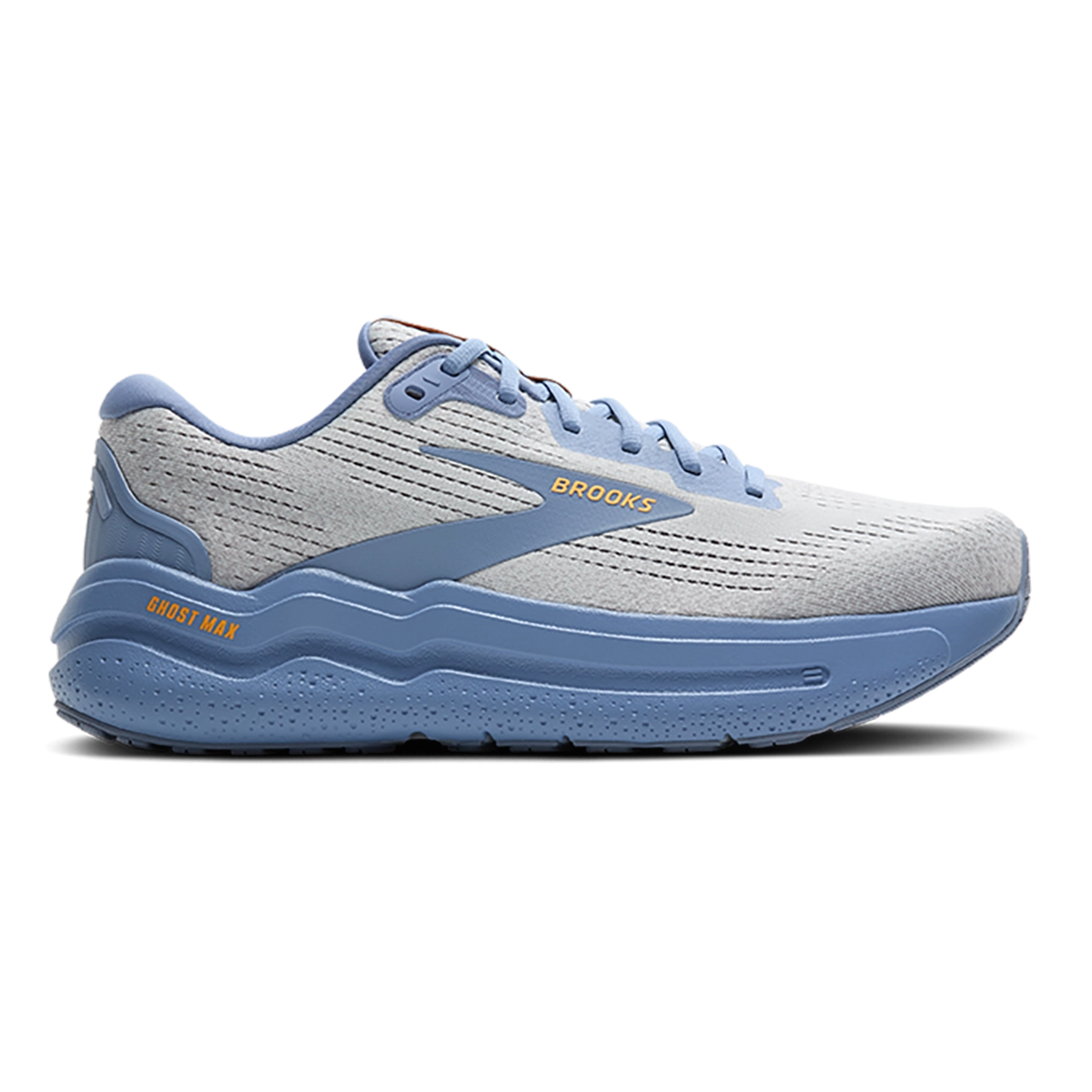 Brooks Ghost Max 2 - Oyster Mushroom - Blue - Orange