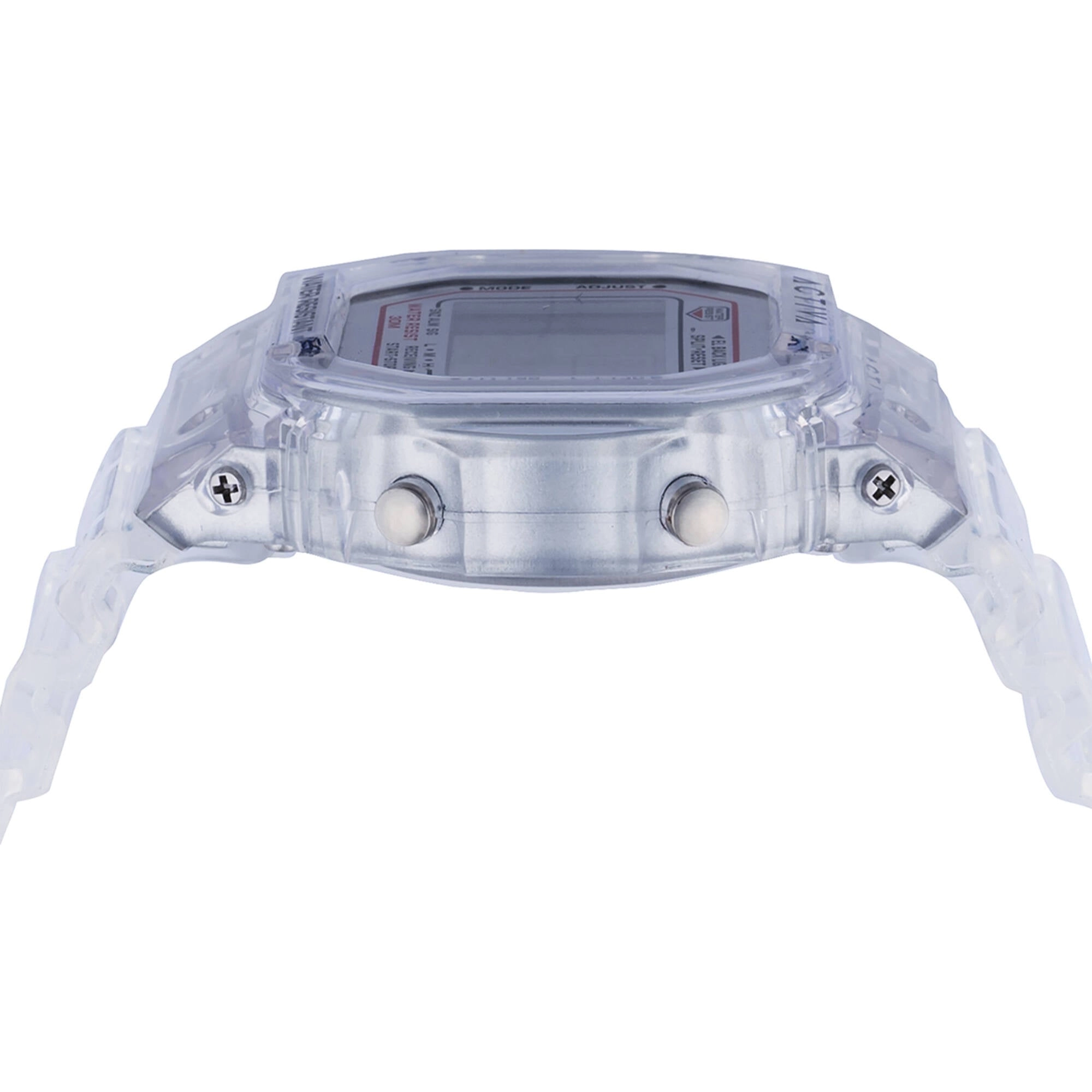 Invicta Unisex Watch - Activa Digital White Dial Transparent Strap | ACW424-005