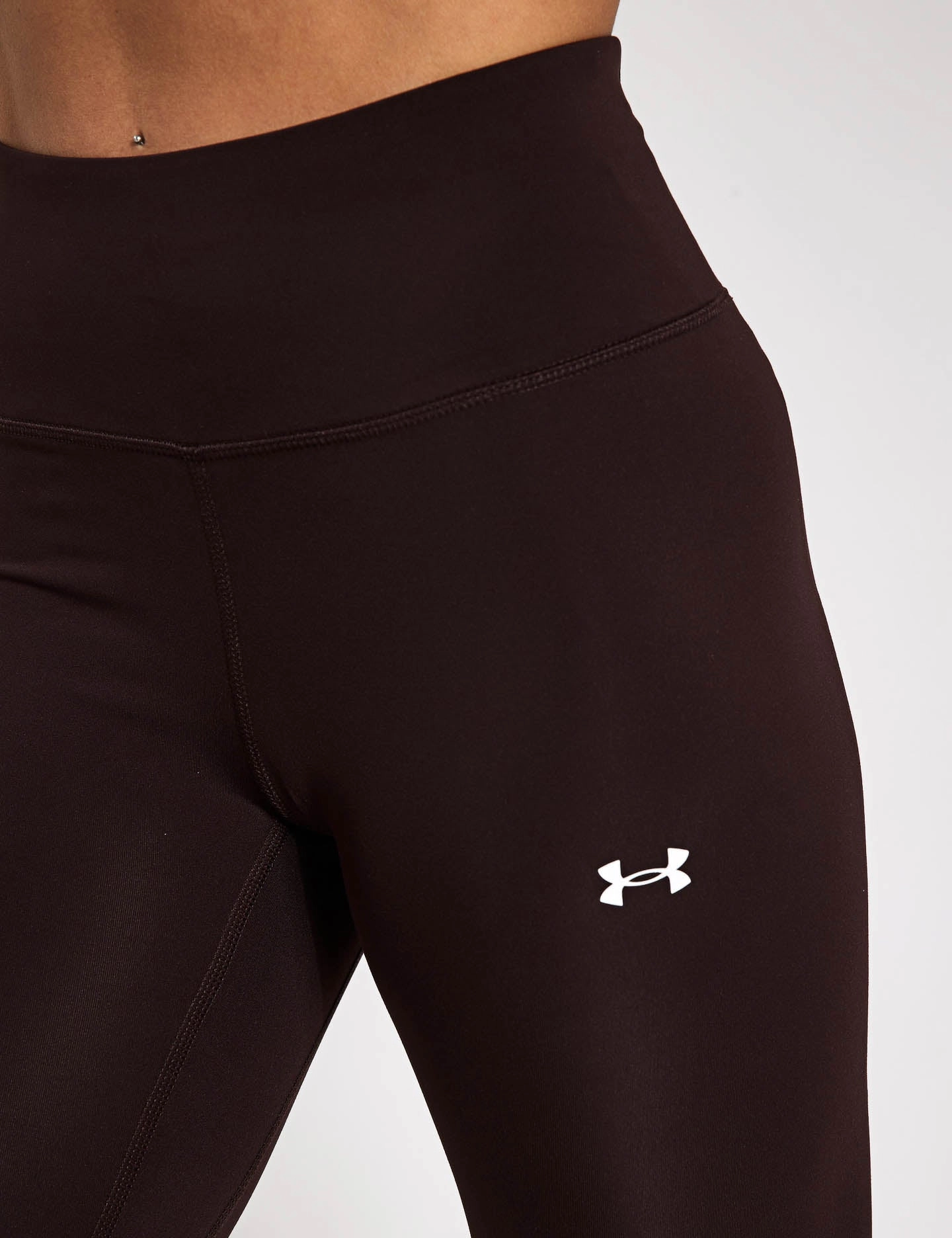 Motion Ankle Leggings - Brown Obsidian/White