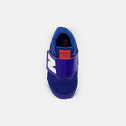 NEW BALANCE INFANT ARISHI V4 HOOK AND LOOP NAVY/WHITE RUNNING SHOE