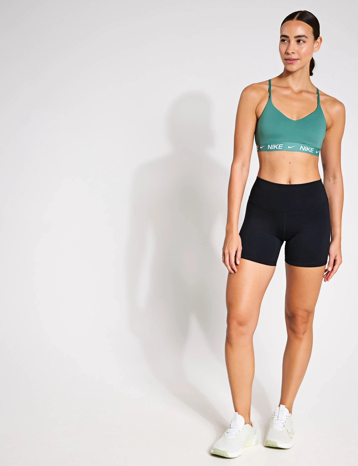 One High Waisted 5" Biker Shorts - Black