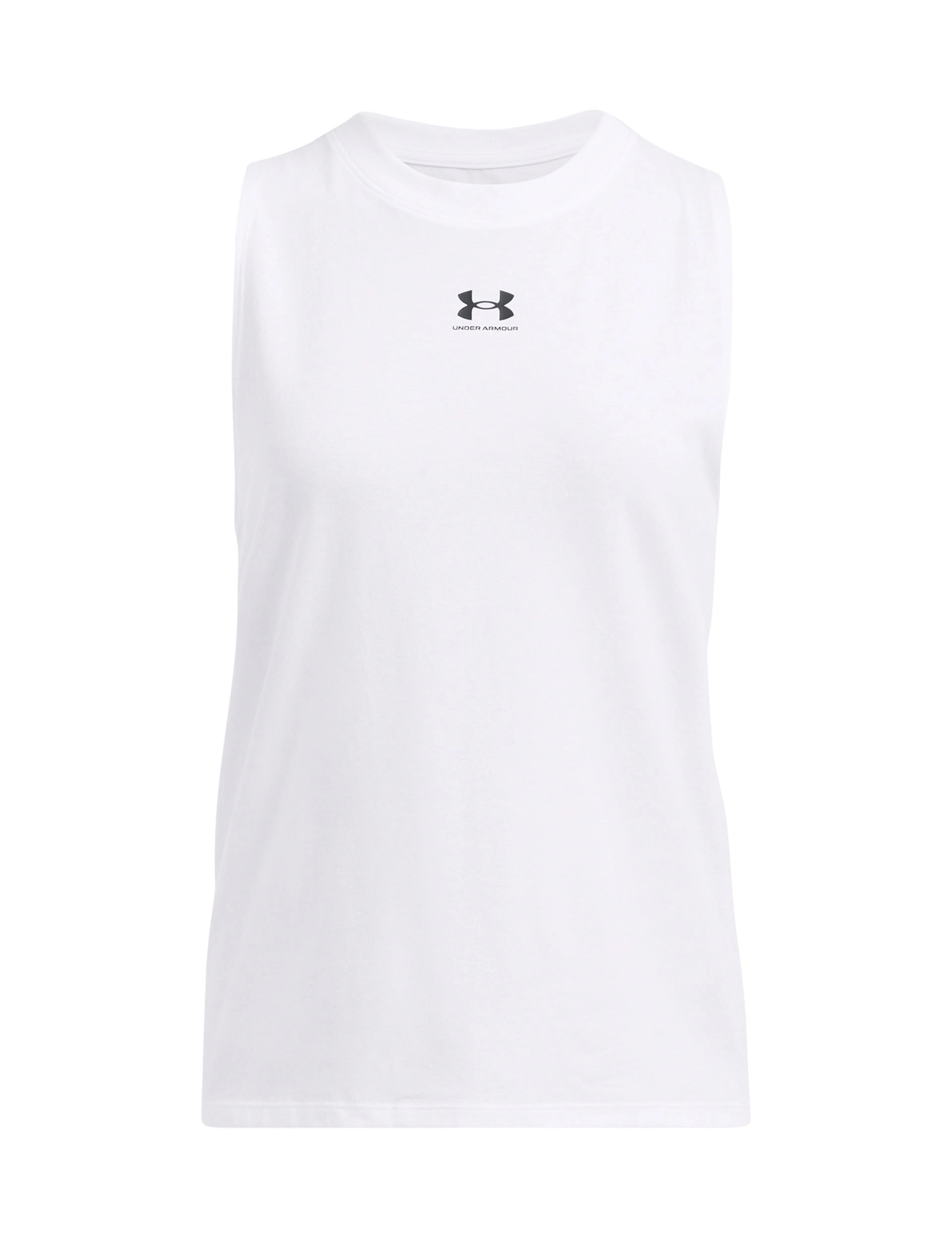 Rival Muscle Tank - White/Black