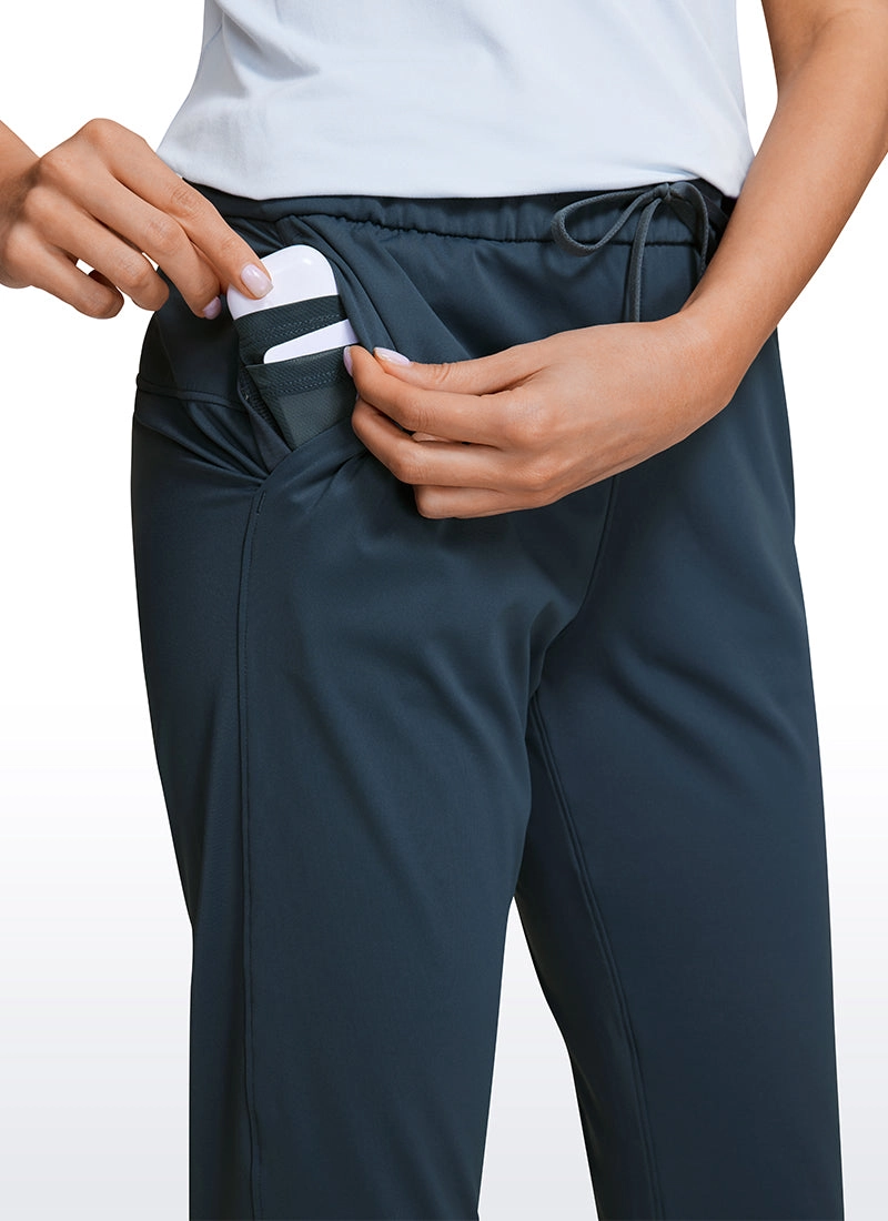 Stretch Drawstring Jogger with Pockets 27''