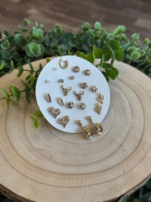Ten Pair West Earrings Set