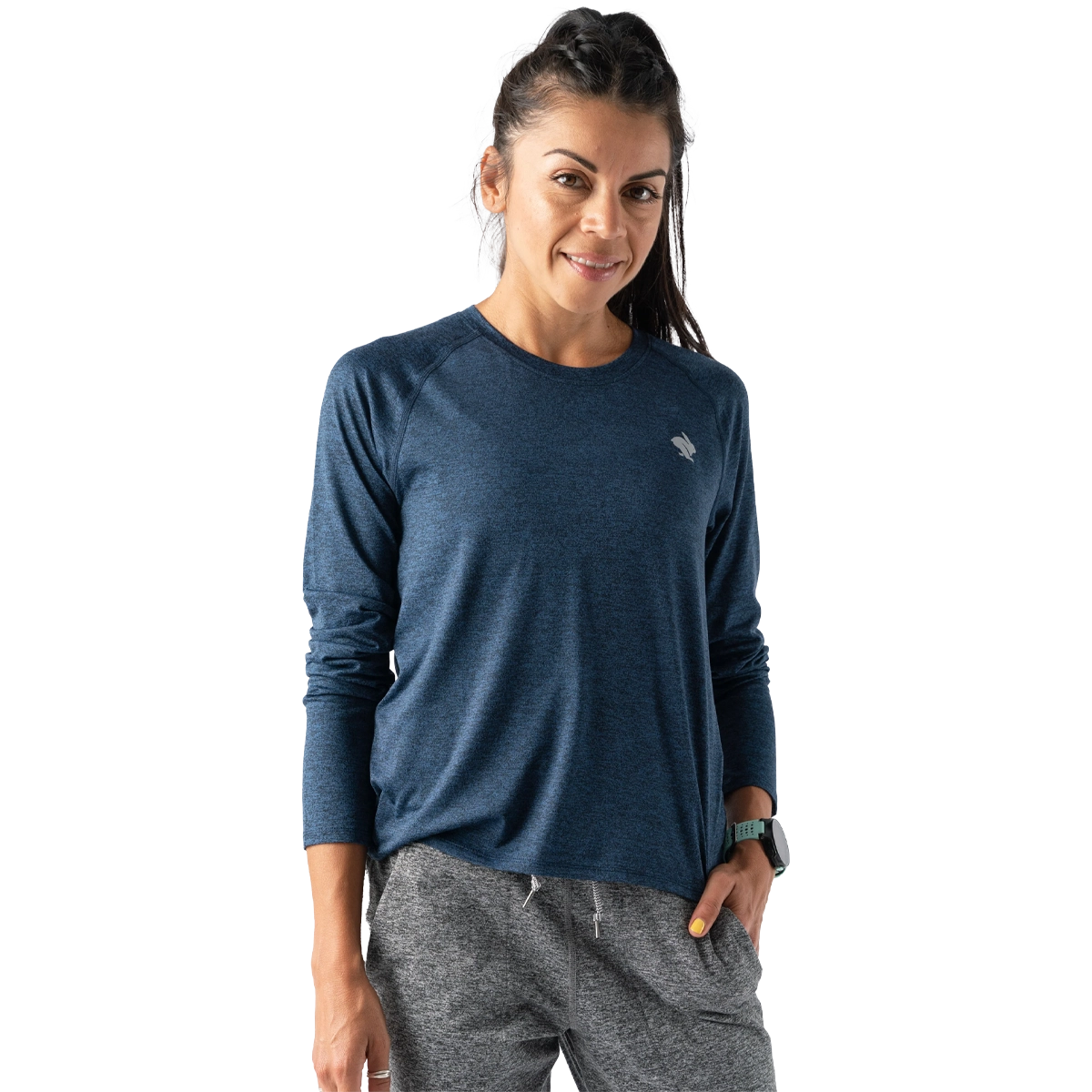 Women's EZ Tee Long Sleeve Cropped
